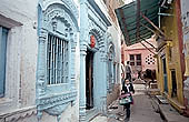 Varanasi - the old city is a cramped crowded labyrinth